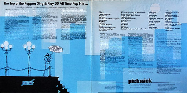 The Top Of The Poppers : 50 All Time Pop Hits (2xLP, Comp)