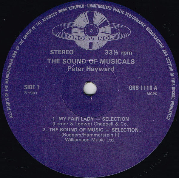 Peter Hayward (2) : Sound Of Musicals (LP)