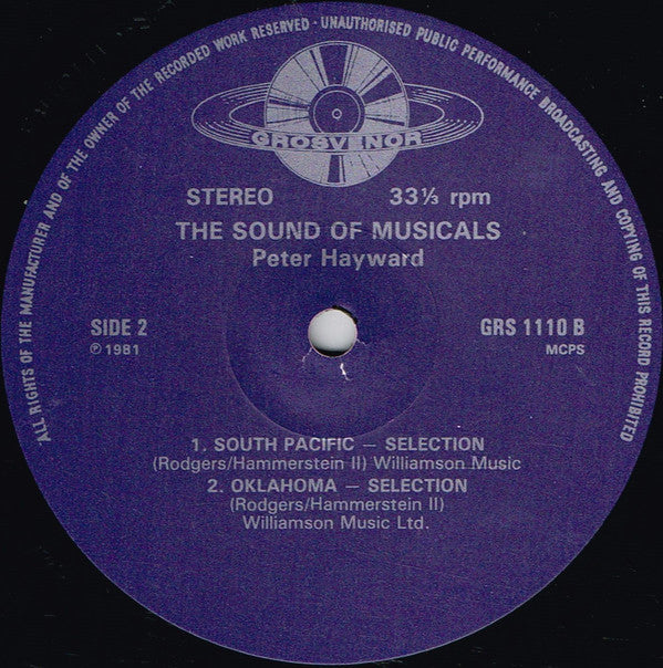 Peter Hayward (2) : Sound Of Musicals (LP)