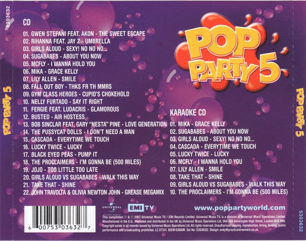 Various : Pop Party 5 (2xCD, Comp)