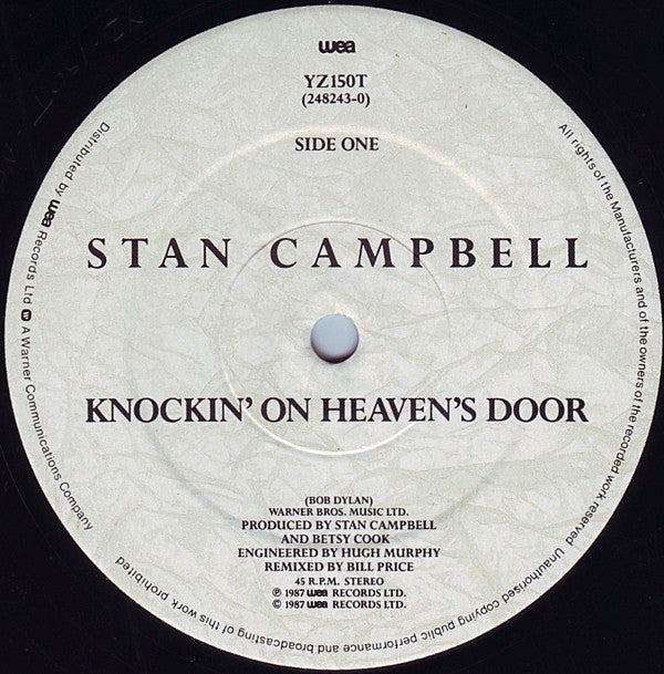 Stan Campbell : Knockin' On Heaven's Door (12")