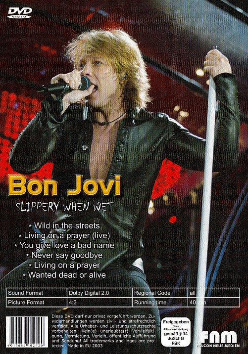 Bon Jovi : Slippery When Wet (DVD-V, NTSC)