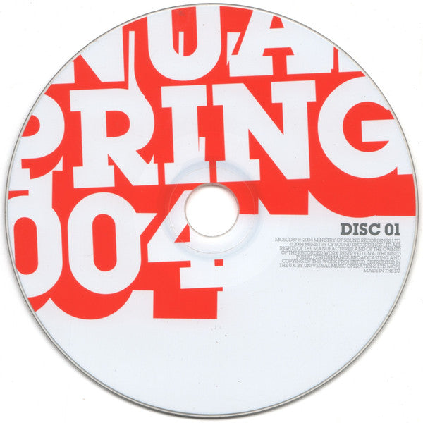 Various : Annual Spring 2004 (2xCD, Comp, M/Print, Mixed)