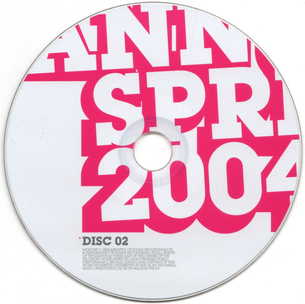 Various : Annual Spring 2004 (2xCD, Comp, M/Print, Mixed)
