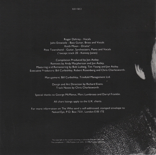 The Who : My Generation - The Very Best Of (CD, Comp, RE, RM)