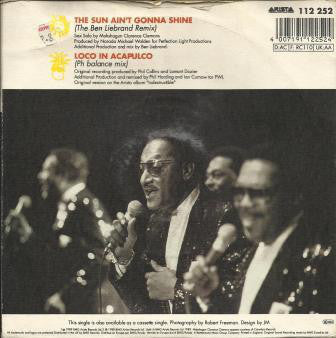 Four Tops : The Sun Ain't Gonna Shine (The Ben Liebrand Remix) (7", Single)