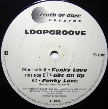 Loopgroove : Funky Love (12")