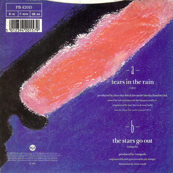 Raingods : Tears In The Rain (7", Single)