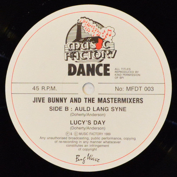 Jive Bunny And The Mastermixers : Let's Party / Auld Lang Syne (12")
