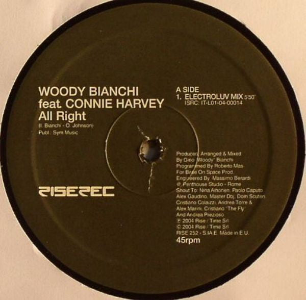 Woody Bianchi : All Right (12")
