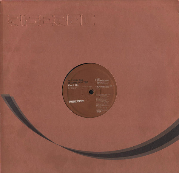 Massimo Padovani Feat. Cheryl Porter : Fire It Up (12")