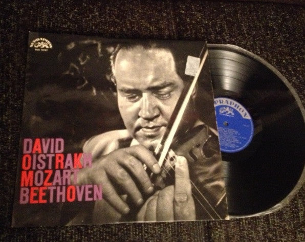 David Oistrach, Wolfgang Amadeus Mozart, Ludwig van Beethoven : Concerto No. 3 In G Major For Violin And Orchestra K. 216, Sonata No. 1 In D Major For Violin And Piano, Op. 12, Romance No. 2 In F Major For Violin And Orchestra Op. 50 (LP, Mono)