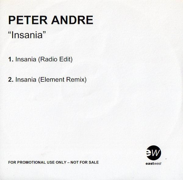 Peter Andre : Insania (CDr, Single, Promo)