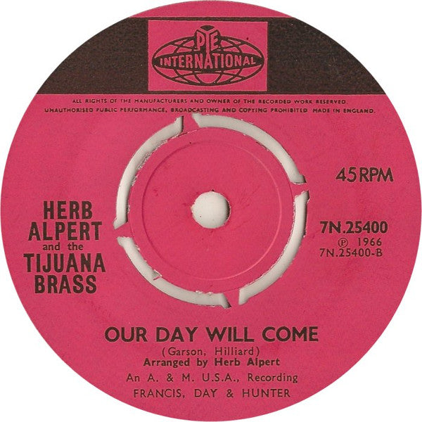 Herb Alpert & The Tijuana Brass : Mame (7", Single)