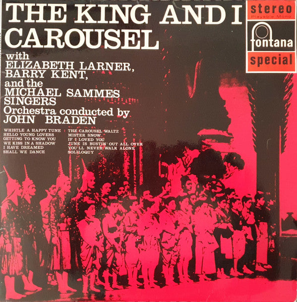 Elizabeth Larner, Barry Kent And The Mike Sammes Singers : The King And I / Carousel (LP, RE)