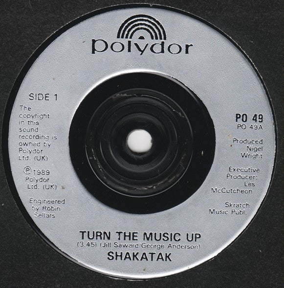 Shakatak : Turn The Music Up (7", Single)