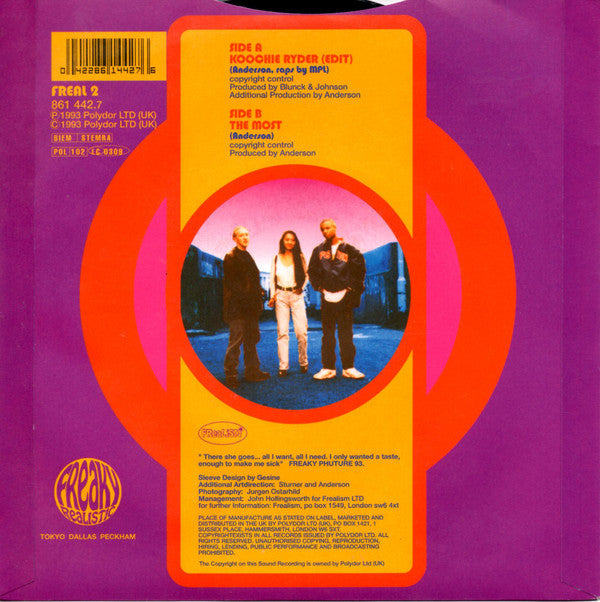 Freaky Realistic : Koochie Ryder (7", Single)