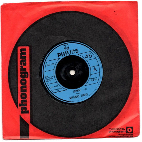 Gheorghe Zamfir : Jasmine (7", Single)