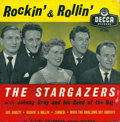 The Stargazers With Johnnie Gray And His Band Of The Day : Rockin' & Rollin' (7", EP)