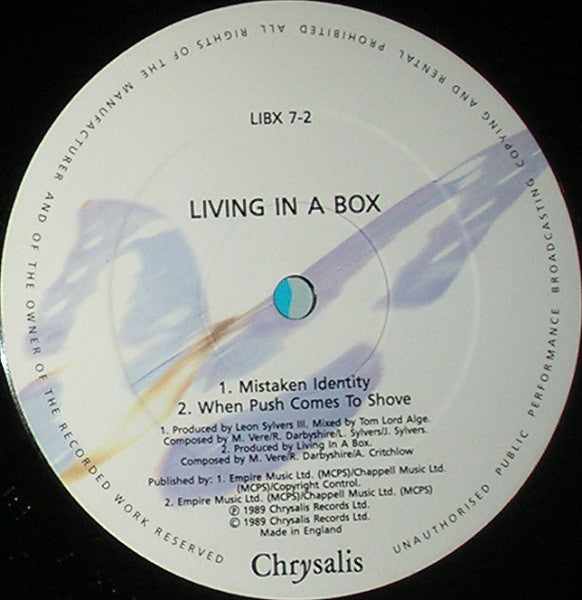 Living In A Box : Room In Your Heart (12", Single)