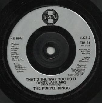 The Purple Kings : That's The Way You Do It (7", Single)