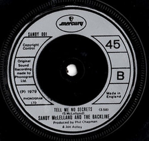 Sandy McLelland And The Backline : Can We Still Be Friends (7", Single)