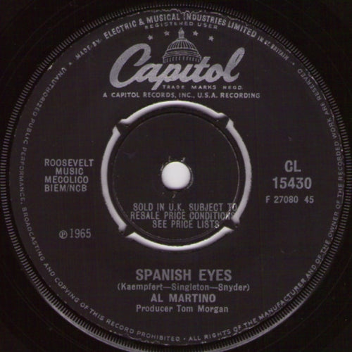 Al Martino : Spanish Eyes (7", Single)