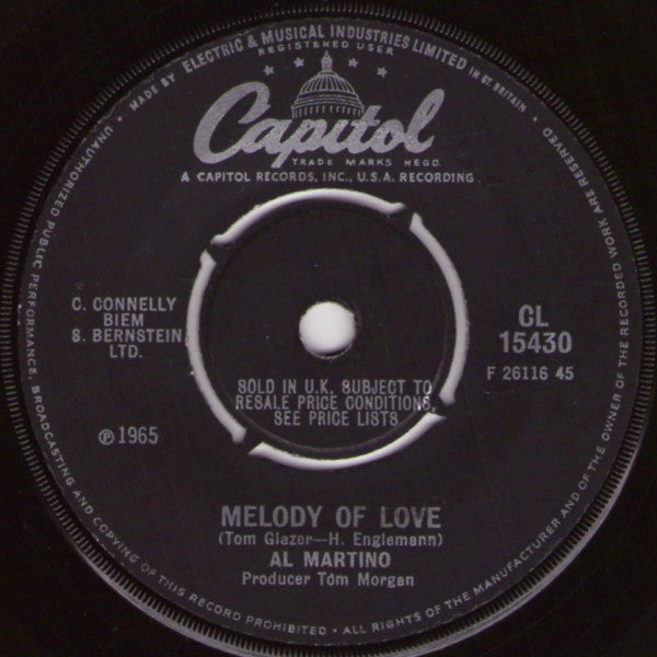 Al Martino : Spanish Eyes (7", Single)
