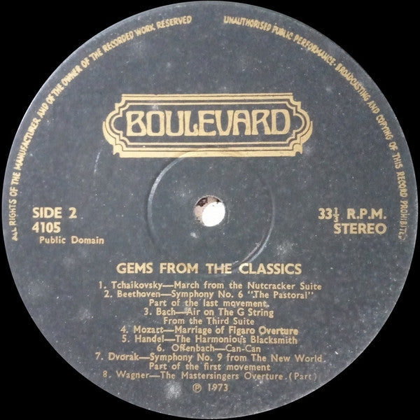 Various : Gems From The Classics (LP, Comp)