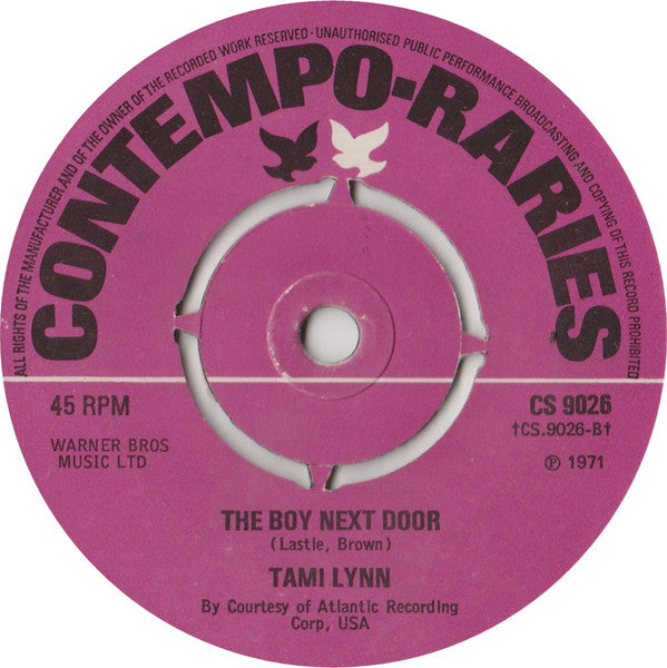 Tami Lynn : I'm Gonna Run Away From You (7", RE, 4-P)