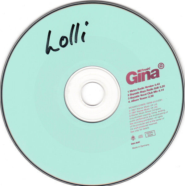 Gina G : Fresh! (CD, Maxi)