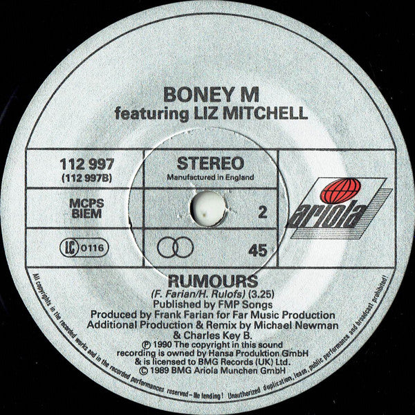 Boney M. : Stories (7", Single)