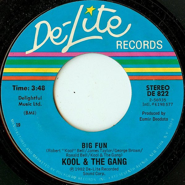 Kool & The Gang : Big Fun / No Show (7", 19)