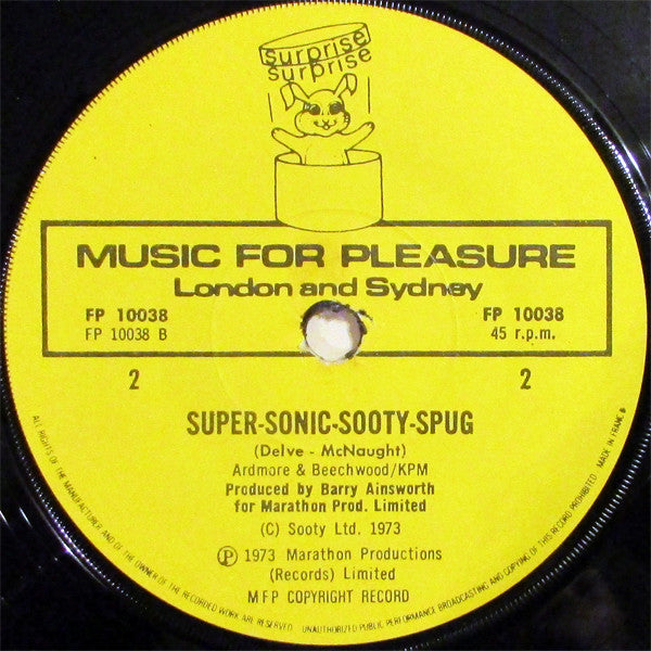 Sooty (2) : My Friend And I / Super Sonic Sooty Spug (7", Single)