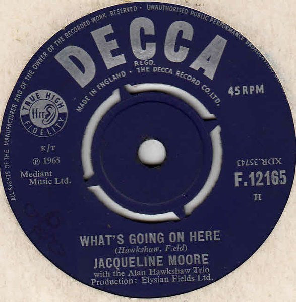 Jacqueline Moore : Queen Of The House (7")