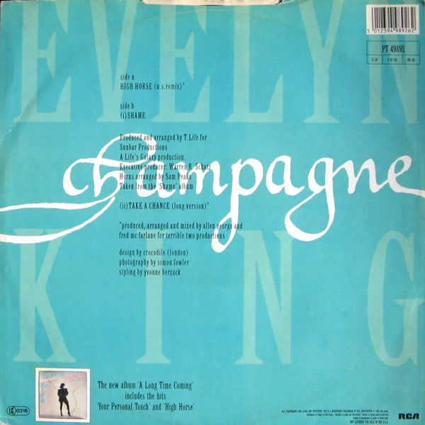 Evelyn King : High Horse (U.S. Remix) (12")