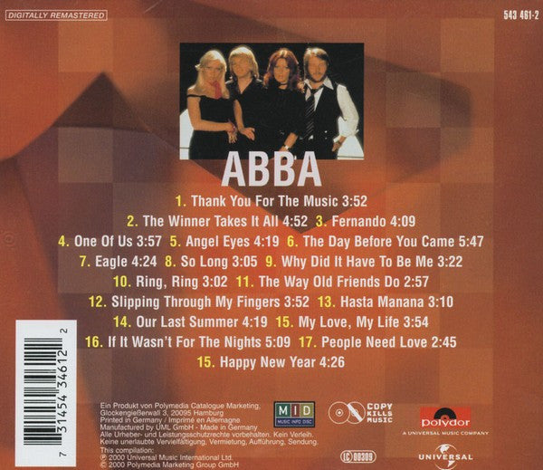 ABBA : Millennium Edition (CD, Comp, RM)