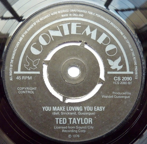 Ted Taylor : Steal Away (7")