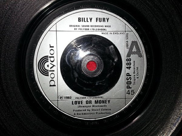 Billy Fury : Love Or Money (7", Single)