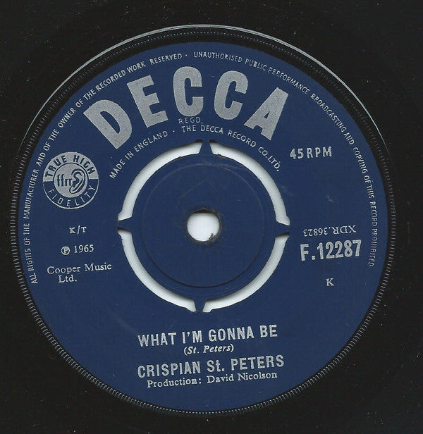Crispian St. Peters : You Were On My Mind (7", Single)