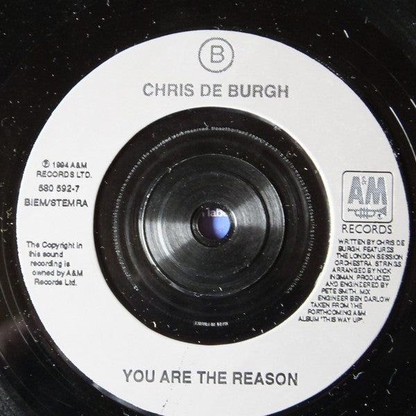 Chris de Burgh : Blonde Hair Blue Jeans (7", Single)