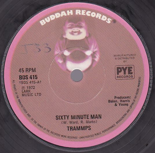 The Trammps : Sixty Minute Man (7", Single, Sol)