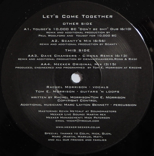 Meeker : Let's Come Together (12")