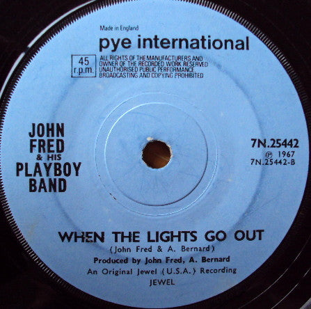 John Fred & His Playboy Band : Judy In Disguise (With Glasses) (7", Single, Sol)