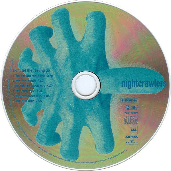 Nightcrawlers Featuring John Reid : Dont Let The Feeling Go (MK & Tin Tin Out Mixes) (CD, Maxi)