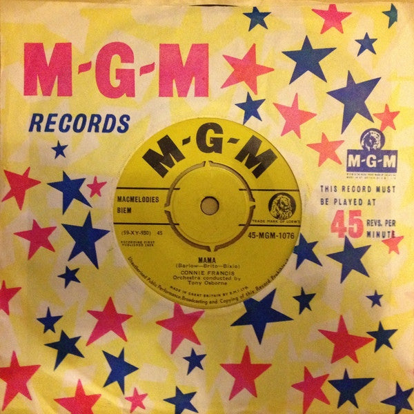 Connie Francis : Mama (7", Single)