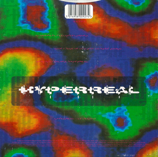 The Shamen : Hyperreal (7", Single)