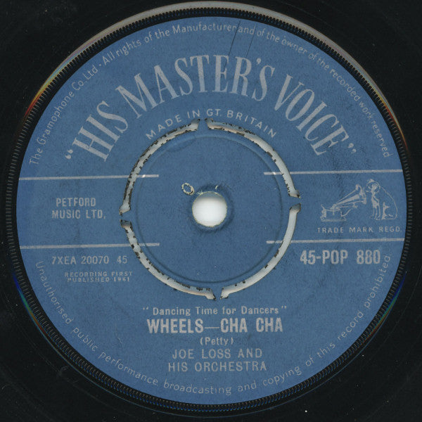 Joe Loss & His Orchestra : Wheels (7")