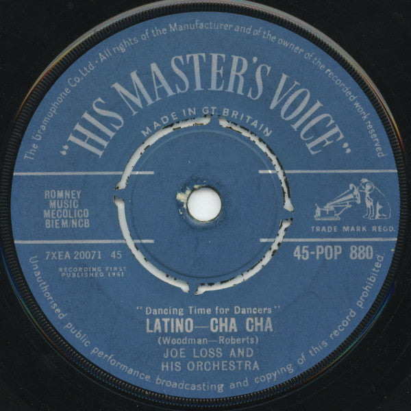 Joe Loss & His Orchestra : Wheels (7")