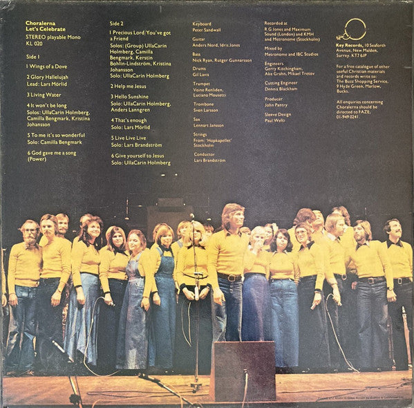 Choralerna : Let's Celebrate (LP, Album)